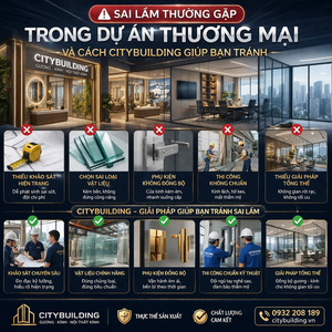 SAI LẦM THƯỜNG GẶP TRONG DỰ ÁN THƯƠNG MẠI CITYBUILDING VÀ CÁCH TRIỂN KHAI ĐÚNG NGAY TỪ ĐẦU