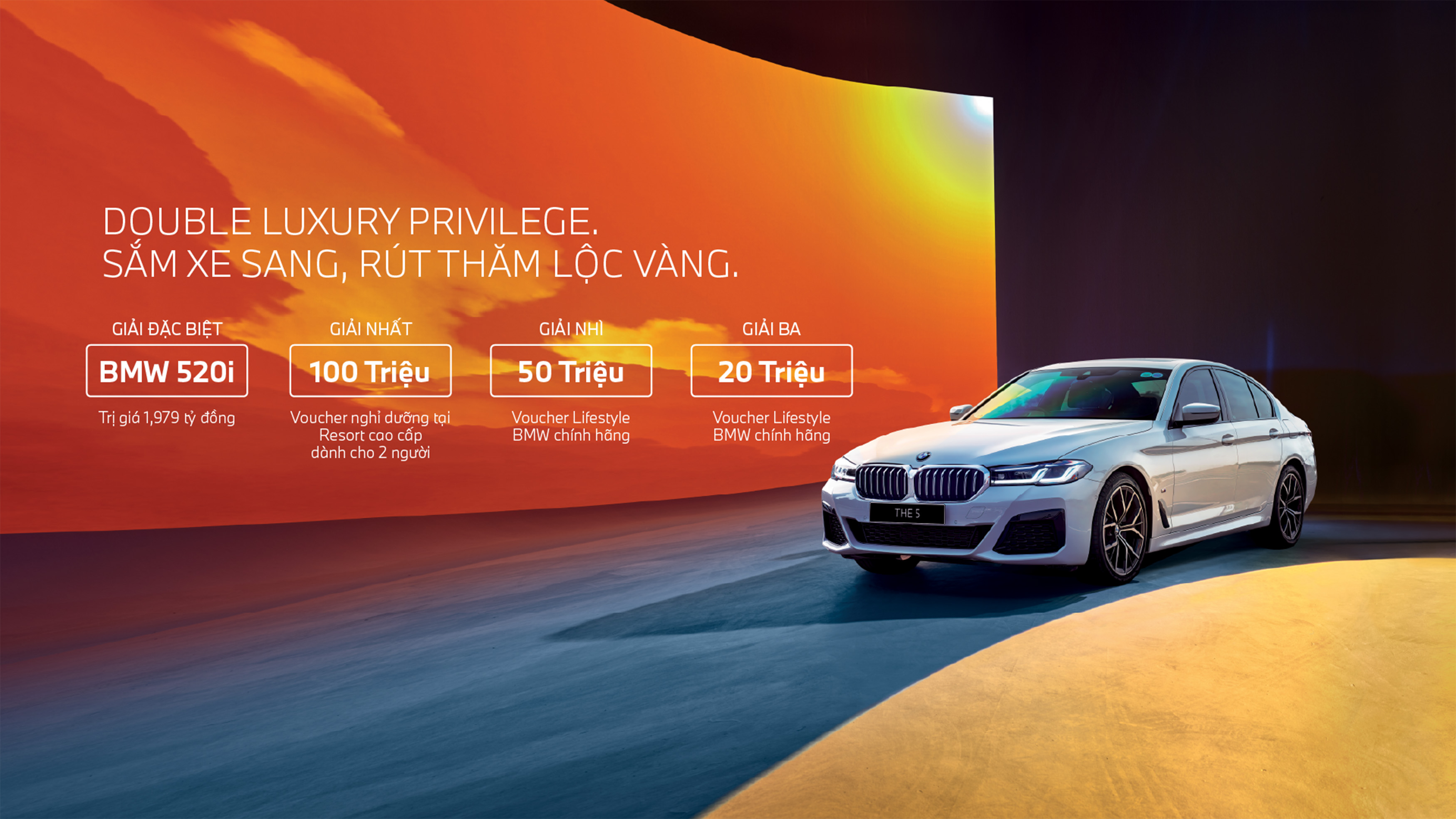 Sắm xe sang, rút thăm lộc vàng” cùng ưu đãi tương đương 100% phí trước bạ khi mua xe BMW.