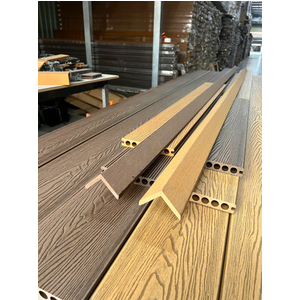 Sàn gỗ lỗ tròn ngoài trời vân 3D LW.140H25-3D