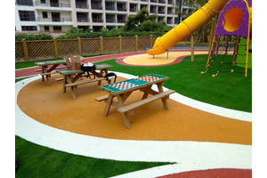 THI CÔNG SÀN CAO SU EPDM KHU VUI CHƠI TRẺ EM, SÂN TRƯỜNG