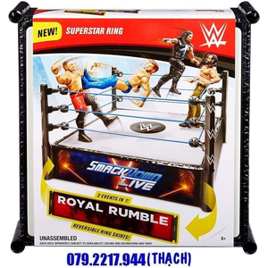 SÀN ĐẤU WWE SMACKDOWN / ROYAL RUMBLE SUPERSTAR RING 2 IN 1
