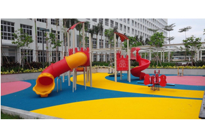 THI CÔNG SÀN CAO SU EPDM KHU VUI CHƠI TRẺ EM, SÂN TRƯỜNG