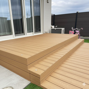 Sàn gỗ ngoài trời ASIA-D14025 - Dòng lỗ vuông 3D