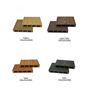 Sàn gỗ ngoài trời CEX-D145H25 - Dòng lỗ vuông 3D/2D