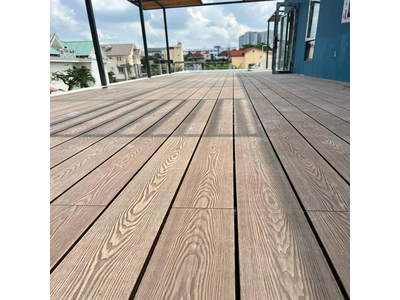 Sàn gỗ nhựa composite ngoài trời dòng lỗ tròn CEX-D140H25T-3D HMO