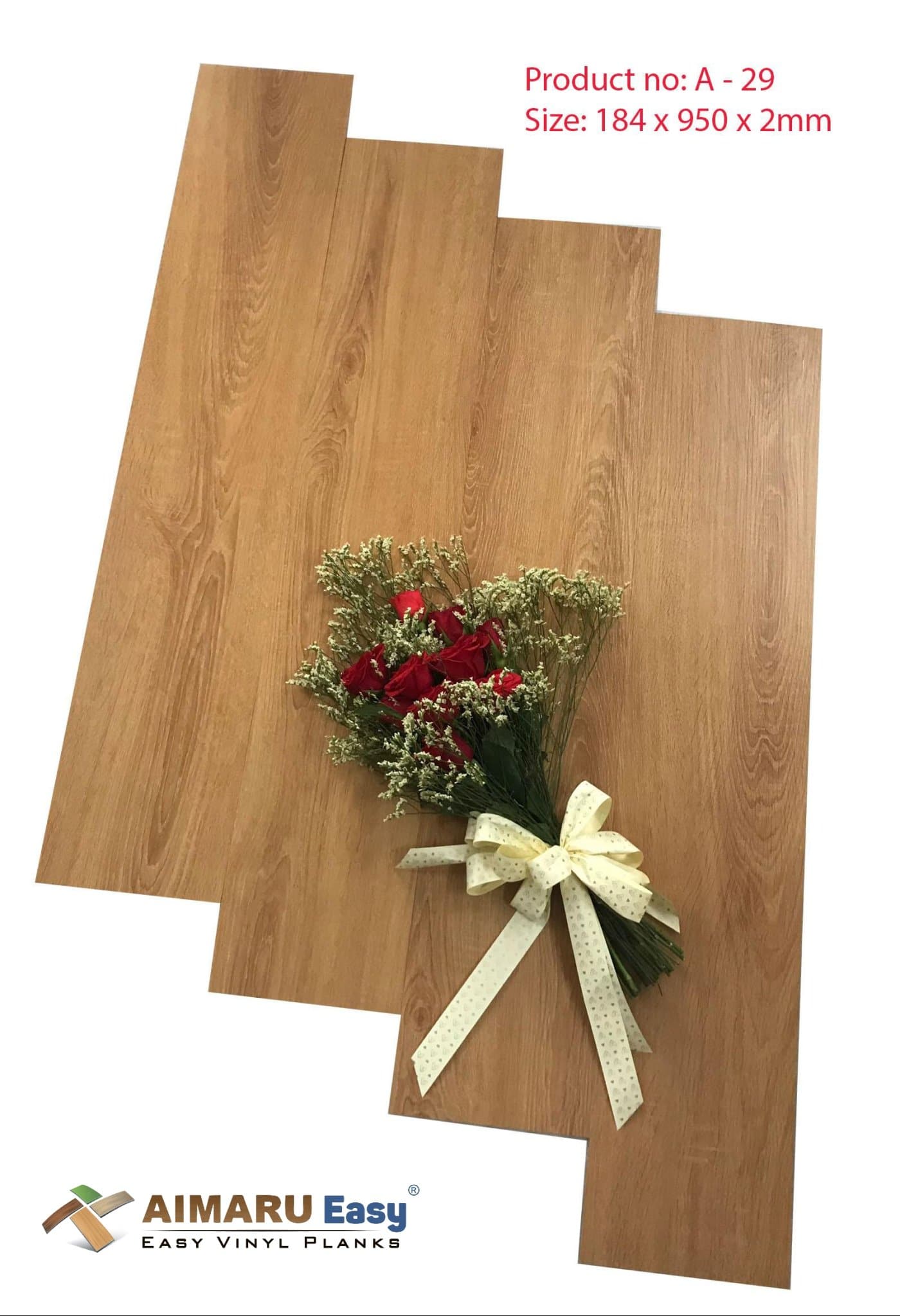 SÀN NHỰA AIMARU 2MM VÂN GỖ