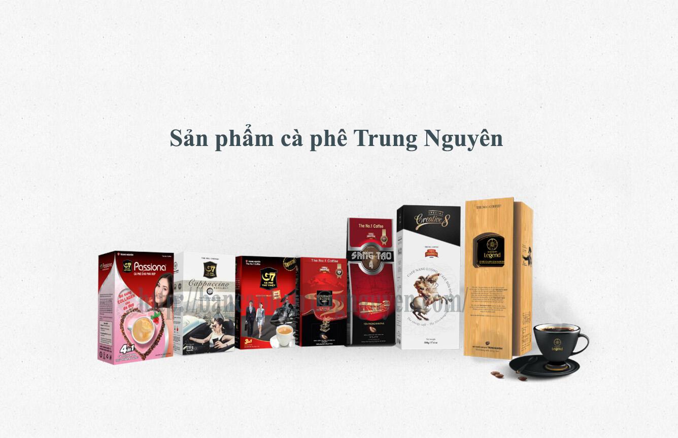 Sản phẩm cà phê Trung Nguyên