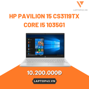 Laptop HP Pavilion 15 cs3119TX Core i5 1035G1/Ram 8GB/512G SSD /2GB MX250/Win10