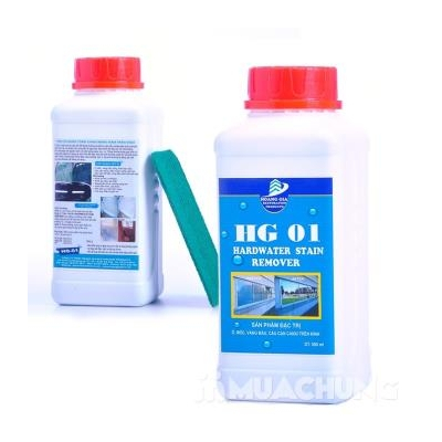 Sản phẩm tẩy ố mốc bảy màu trên kính HG-01 500ML HARDWATER STAIN REMOVER
