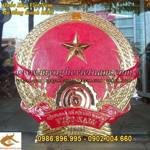 Sản xuất quốc huy Việt Nam mẫu chuẩn quốc gia bằng đồng