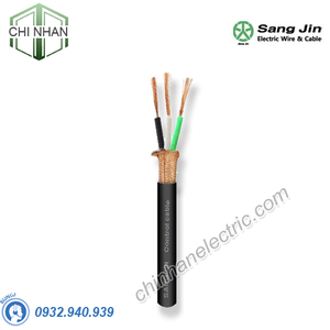 Dây cáp điều khiển 3x2.5mm2 Sangjin - chống nhiễu - loại 1
