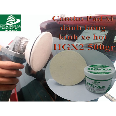 Sáp đánh bóng kính xe hơi HG X2 glass polishing compount 500 gr