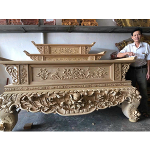 BÀN THỜ TAM CẤP ( GỖ DỔI)