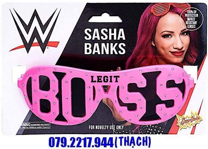 MẮT KÍNH WWE SASHA BANKS - LEGIT BOSS (PHIÊN BẢN MÀU HỒNG)
