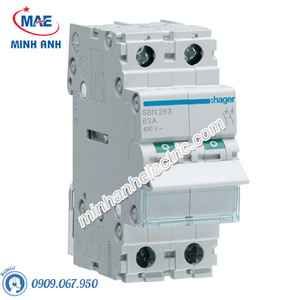 Cầu dao cách ly Hager (isolator) - Model SBN263