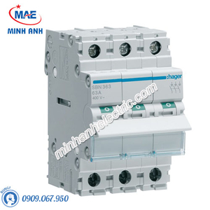 Cầu dao cách ly Hager (isolator) - Model SBN363