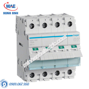 Cầu dao cách ly Hager (isolator) - Model SBN490