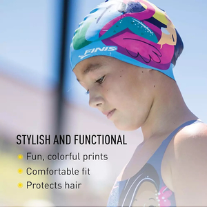 NÓN BƠI SILICONE TRẺ EM FINIS MERMAID