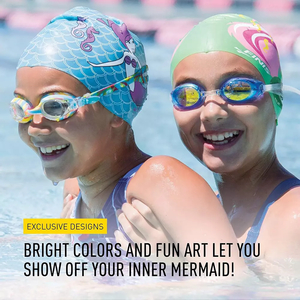 NÓN BƠI SILICONE TRẺ EM FINIS MERMAID