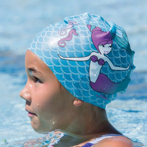 NÓN BƠI SILICONE TRẺ EM FINIS MERMAID