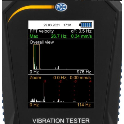 Gia tốc kế PCE-VT 3900S, Hãng PCE Instruments/Anh