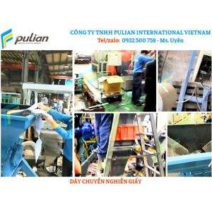 DÂY CHUYỀN NGHIỀN GIẤY PHẾ LIỆU - PULIAN