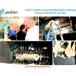 DÂY CHUYỀN NGHIỀN GIẤY PHẾ LIỆU - PULIAN