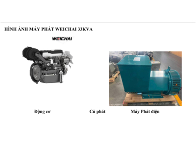 WEICHAI 33kVA – NHỎ GỌN, MẠNH MẼ, GIẢI PHÁP ĐIỆN ỔN ĐỊNH CHO MỌI NHU CẦU