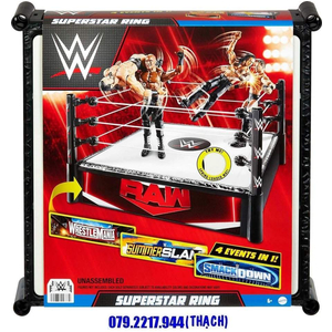 SÀN ĐẤU WWE SUPERSTAR (4 SỰ KIỆN WWE RAW - SMACKDOWN - SUMMERSLAM - WRESTLEMANIA TRONG 1)