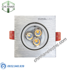 Đèn Âm Trần LED Chiếu Điểm 3W 90x90 - SDFC201 - Duhal