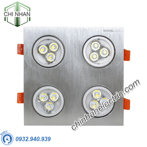 Đèn Âm Trần LED Chiếu Điểm 12W 180x180 - SDFC204 - Duhal