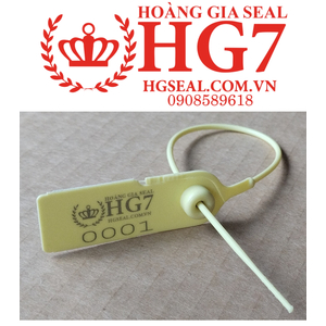 Seal dây rút nhựa tròn khóa kim loại 30cm