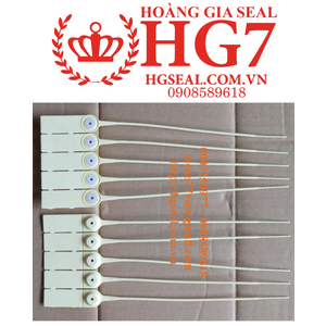 Seal dây rút nhựa tròn khóa kim loại 23,5cm