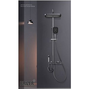 Sen Cây Dạng Phím Đồng Phủ PVD Xám Ghi Brizer