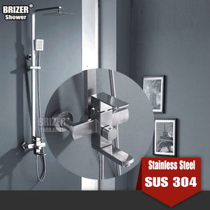 Sen Cây Nóng Lạnh Vuông Inox SUS304 Brizer