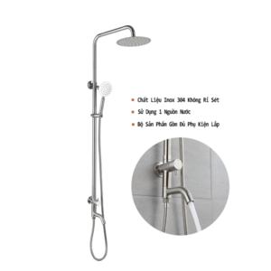 Sen Cây Tắm Đứng Nước Lạnh Inox 304 Brizer
