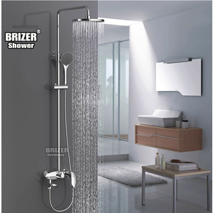 Sen Tắm Đứng Nóng Lạnh Đồng Mạ Crom Cao Cấp Brizer (TT03)