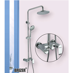 Sen Tắm Đứng Nóng Lạnh Đồng Mạ Crom Cao Cấp Brizer-TT7