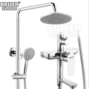 Sen Tắm Đứng Nóng Lạnh Đồng Mạ Crom Cao Cấp Brizer (TT999)