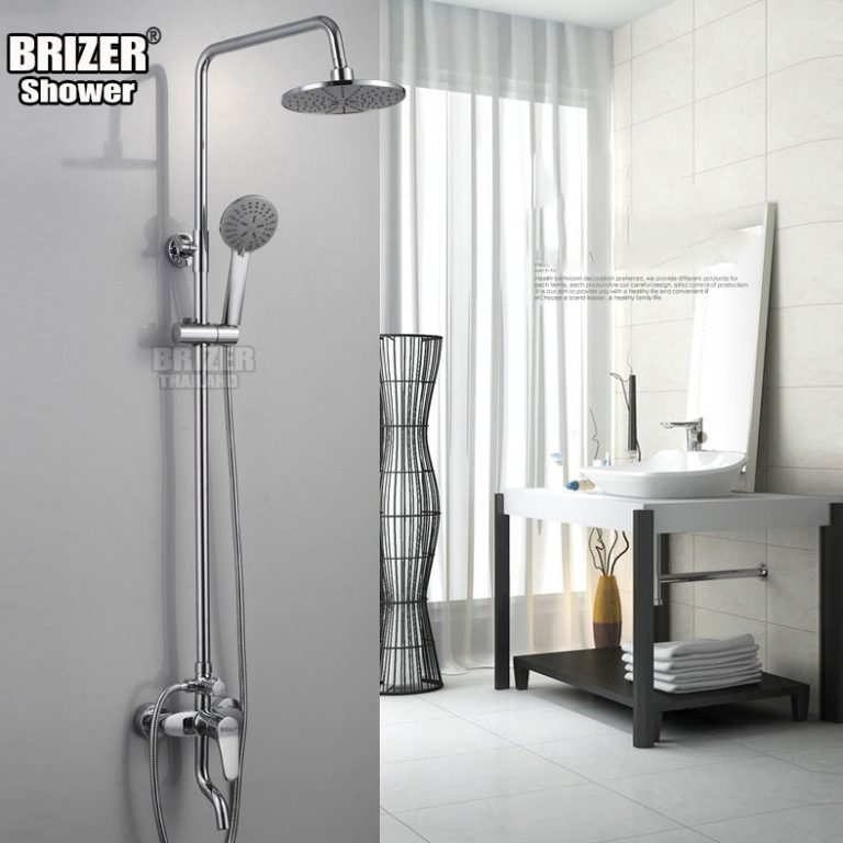 Sen Tắm Đứng Nóng Lạnh Đồng Mạ Crom Cao Cấp Brizer (TT01)