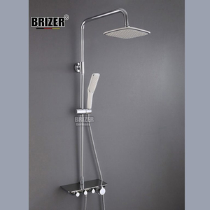 Sen Tắm Đứng Nóng Lạnh Đồng Mạ CromCao Cấp Brizer (TT99)