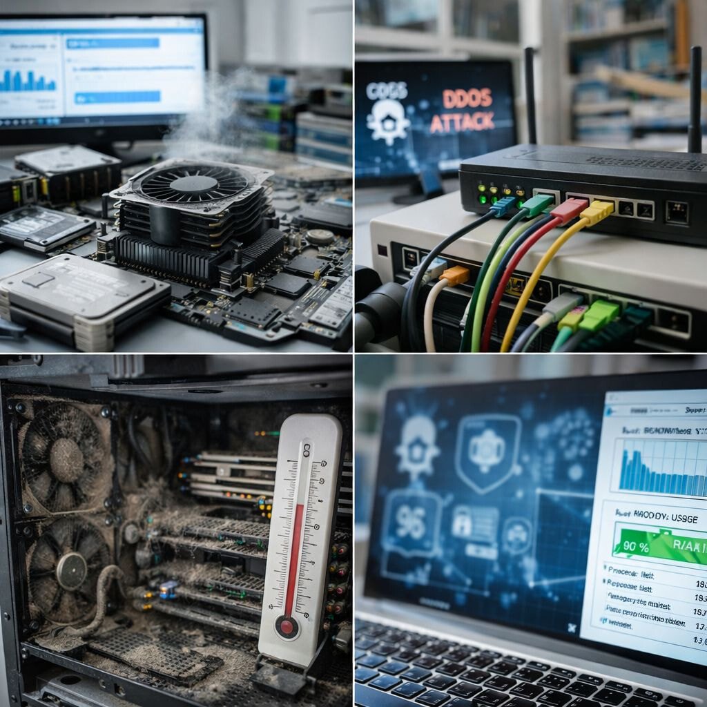 Server Vẫn Chạy Nhưng Hệ Thống Chậm Lỗi Nằm Ở Đâu