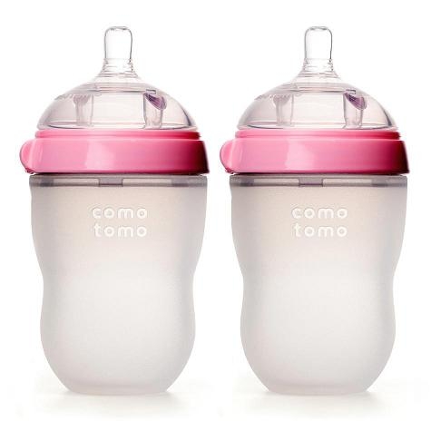 Set 2 Bình Comotomo 250ml màu Hồng 🇺🇸