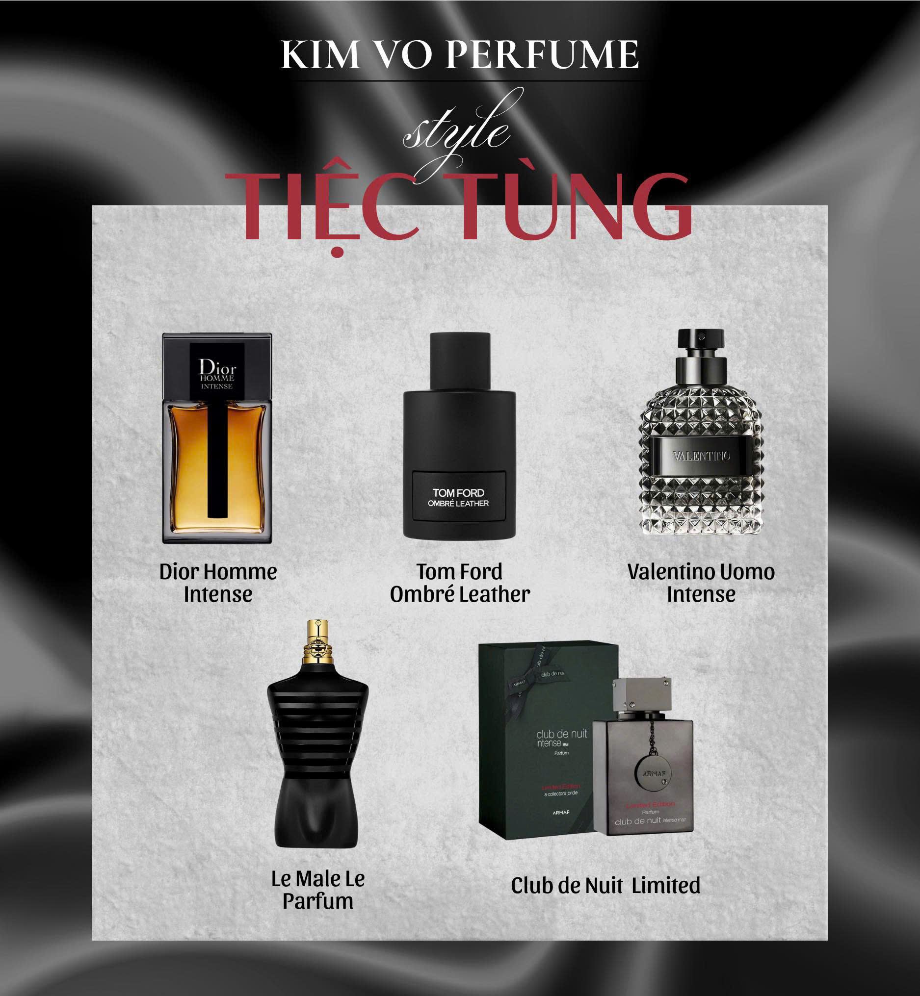 SET Combo Trải nghiệm TIỆC TÙNG - NAM