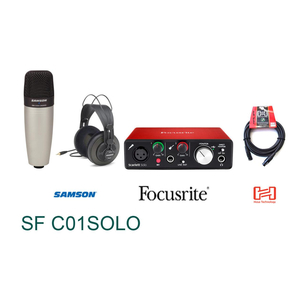 Bộ Kit thu âm Samson C01 Focusrite Solo (SF C01SOLO)