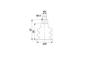 Giác hút SFSG 20 SI-M5 M Eins