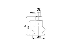 Giác hút SFSGA 16 SI-M5 M Eins - Star Seiki