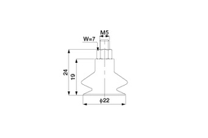 Giác hút SFSGA 22 SI-M5 M Eins - Star Seiki