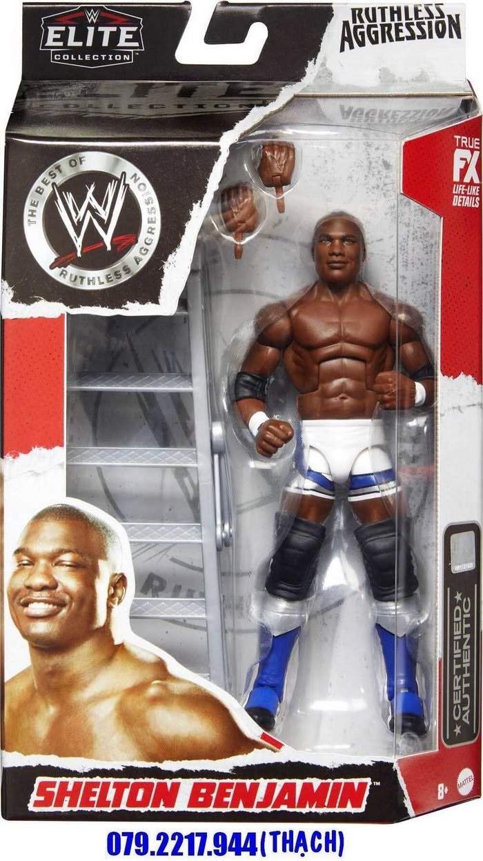 WWE SHELTON BENJAMIN - ELITE THE BEST OF RUTHLESS AGGRESSION SERIES 3 (EXCLUSIVE)