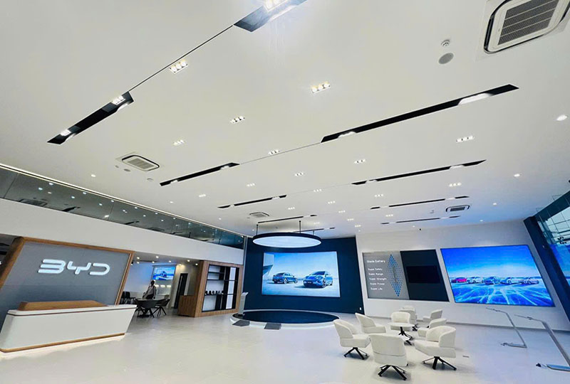 Quầy lễ tân của Showroom BYD Gia Định - BYD Quận 12